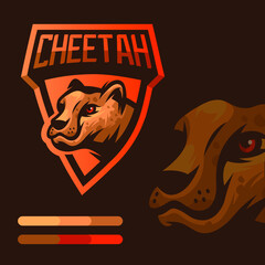 Cheetah E-Sports Mascot Logo