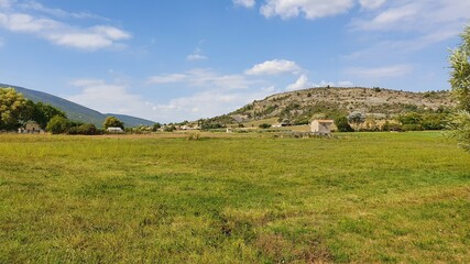 Fototapeta premium beautiful landscape in the provence in south france