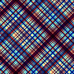 Abstract seamless pattern. Futuristic blur plaid.