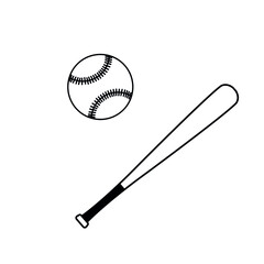 Baseball icon vector set. Sport illustration sign collection. Baseball symbol or logo.