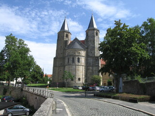 Obraz premium Basilika St. Godehard in Hildesheim