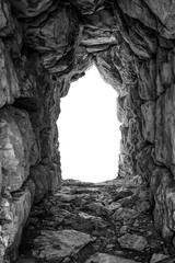 Rocky Gate Isolated Photo