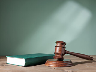 Judge's (auction) gavel and book