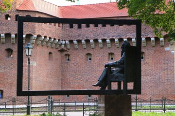 krakow, Kraków, Poland, Pomnik Jana Matejki, sculpture, monument, architecture, city, bronze,...