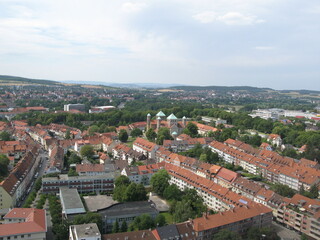 Fototapeta na wymiar Blick auf Hildesheim