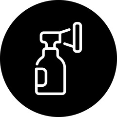 oxygen mask glyph icon