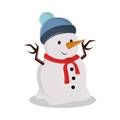 snowman cartoon character