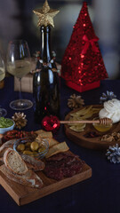Christmas cozy modern still life
