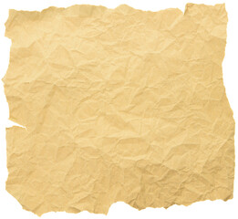 Grungy paper isolated on white background