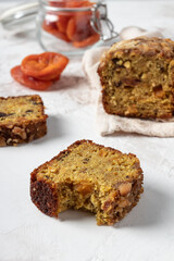 healthy vegan green buckwheat bread