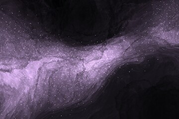 purple background with drops, constellations, stars on the sky, dark night vibes, cosmic, outer space, fluid art wallpaper, paint on the water surface  