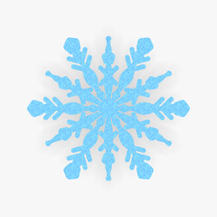 Abstract snowflake symbol.