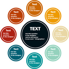 Infographics design template, business concept with 8 steps or options, can be used for workflow layout, diagram, annual report, web design.Creative banner, label vector. 