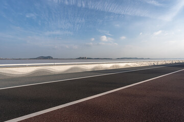 Fototapeta premium road in city park