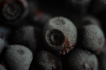 Blueberry background texture nature. Top view blue