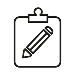 Outline Vector Icon Related Edit, Register, Subscription, Subscribe, Document