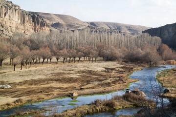 Hiking in Ihlara Valley in Turkey