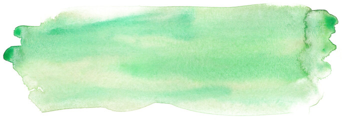 Green spot watercolor background element
