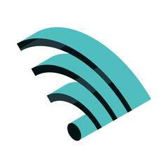 wifi internet isometric