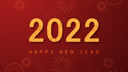 Fototapeta na wymiar Chinese new year 2022, Happy new year 2022.