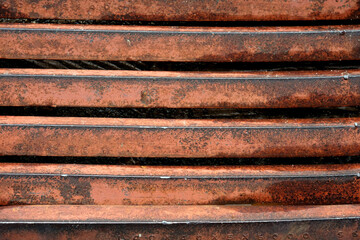 rusty metal background