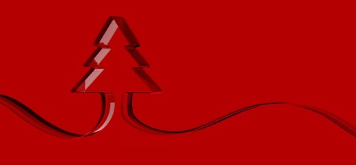 Obraz premium christmas card