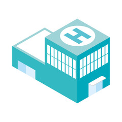 hospital building vector