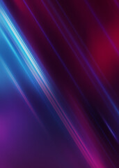 Dark abstract futuristic background. Digital explosion, ultraviolet neon glow, blurred geometric lines.