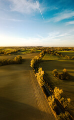Autumn Road to nowhere - Lower Silesia, Poland
