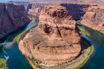 Horseshoe Bend Overlook in Page, Arizona