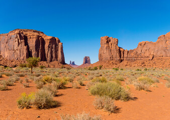 Fototapeta premium Monument Valley North Window Overlook Rock Formations