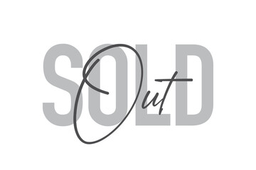 Modern, simple, minimal typographic design of a saying 