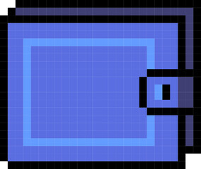 wallet pixel icon