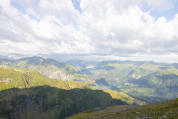 Wonderful view over a beautiful alpine lake in Switzerland called Schottensee. Epic sunrise over a perfect blue lake.