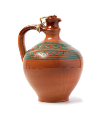 rustic jug isolated
