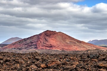 Vulc&atilde;o em Lanzarote - Ilhas Can&aacute;rias