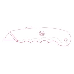 Utility knife for crafting and box cutting