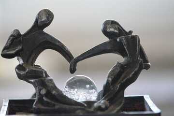 silver and bronze