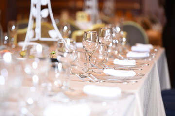 wedding table setting