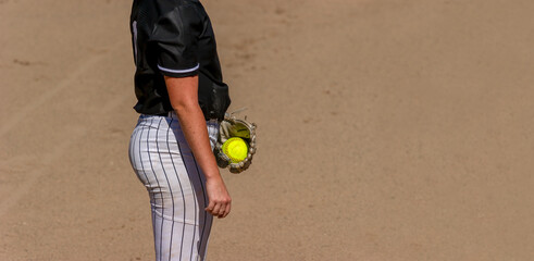 Baseball Softball Athlete Image Banner