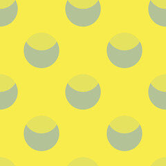 Seamless background pattern with colored circles.