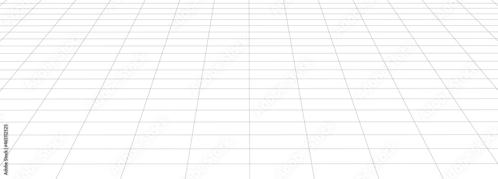 Poster vector grid. perspective tile of lines. detailed vector illustration.