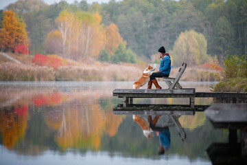 Сontact at the river berth