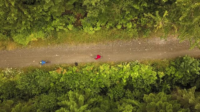 Mountain Biking Ariel  View