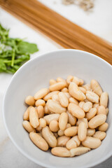 white beans in a bowl