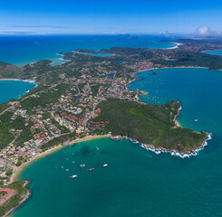 Fototapeta premium Peninsula in Brazil aerial photography