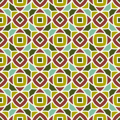 Islamic ethnic mosaic pattern. Vector seamless background for textile, wallpapers, print, gift wrap and scrapbooking.