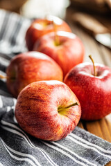 Fresh autumn apples