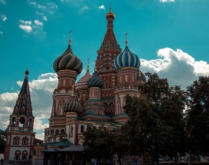Fototapeta na wymiar Beautiful architecture of the Moscow Kremlin