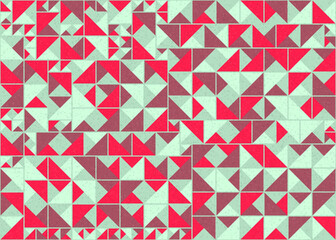 Abstract Geometric Pattern generative computational art illustration